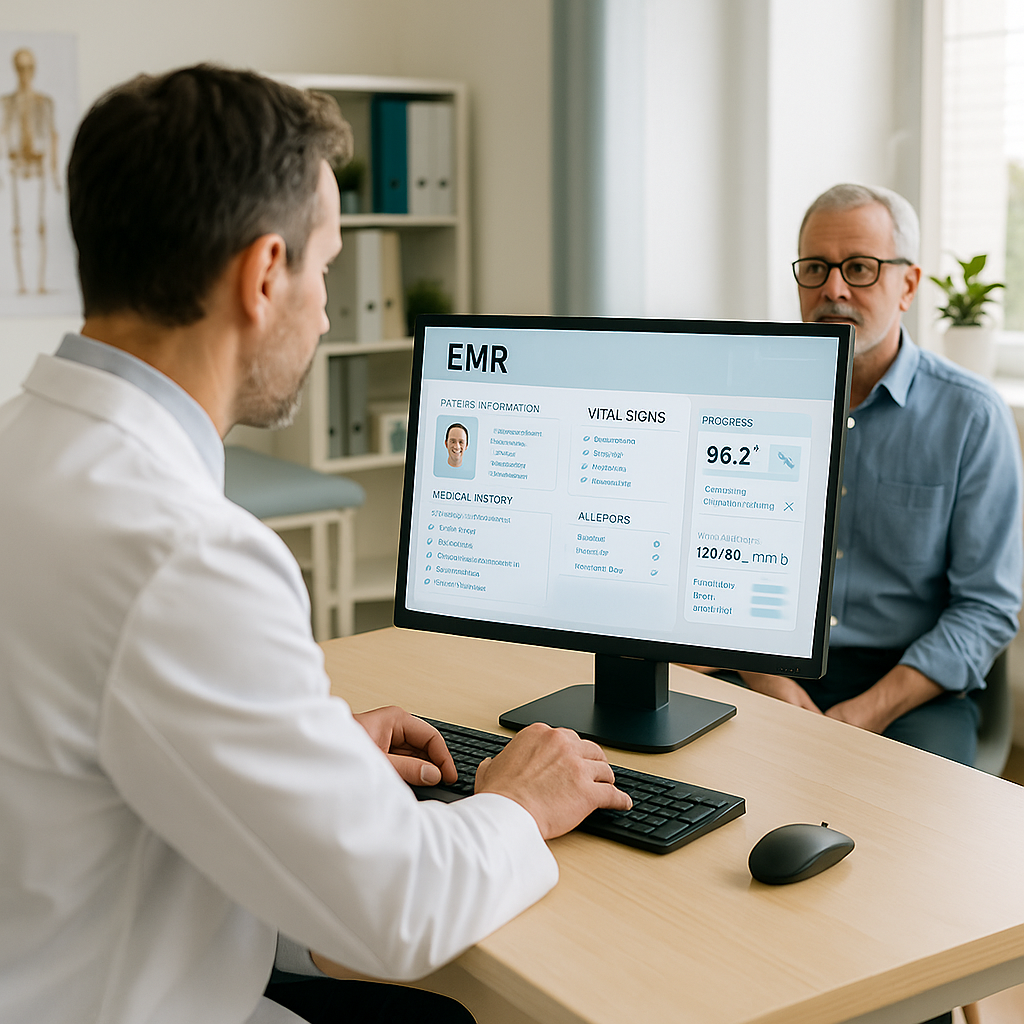 واجهة السجلات الطبية